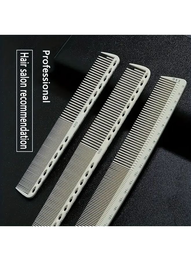 6pcs Set Hairdressing Comb With Scale Professional Hair Styling Comb For Barber Salon And Home Use - Image 5